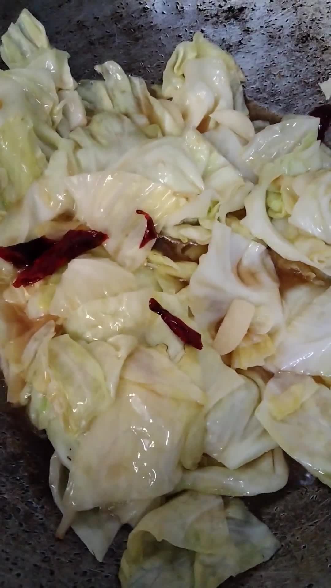 Gambar langkah 2 resipi Kobis masam pedas.
