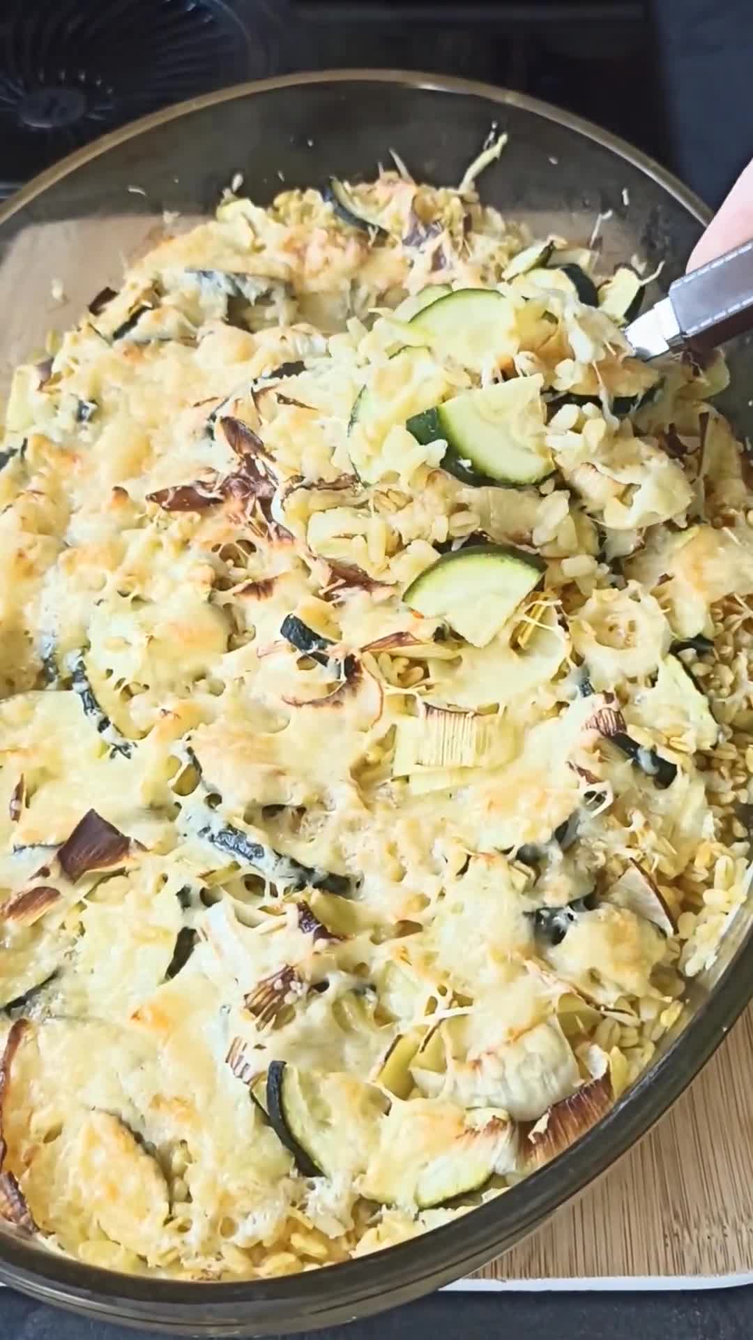 Une image de l'étape 4 de Gratin d'ebly, poireaux et courgettes.