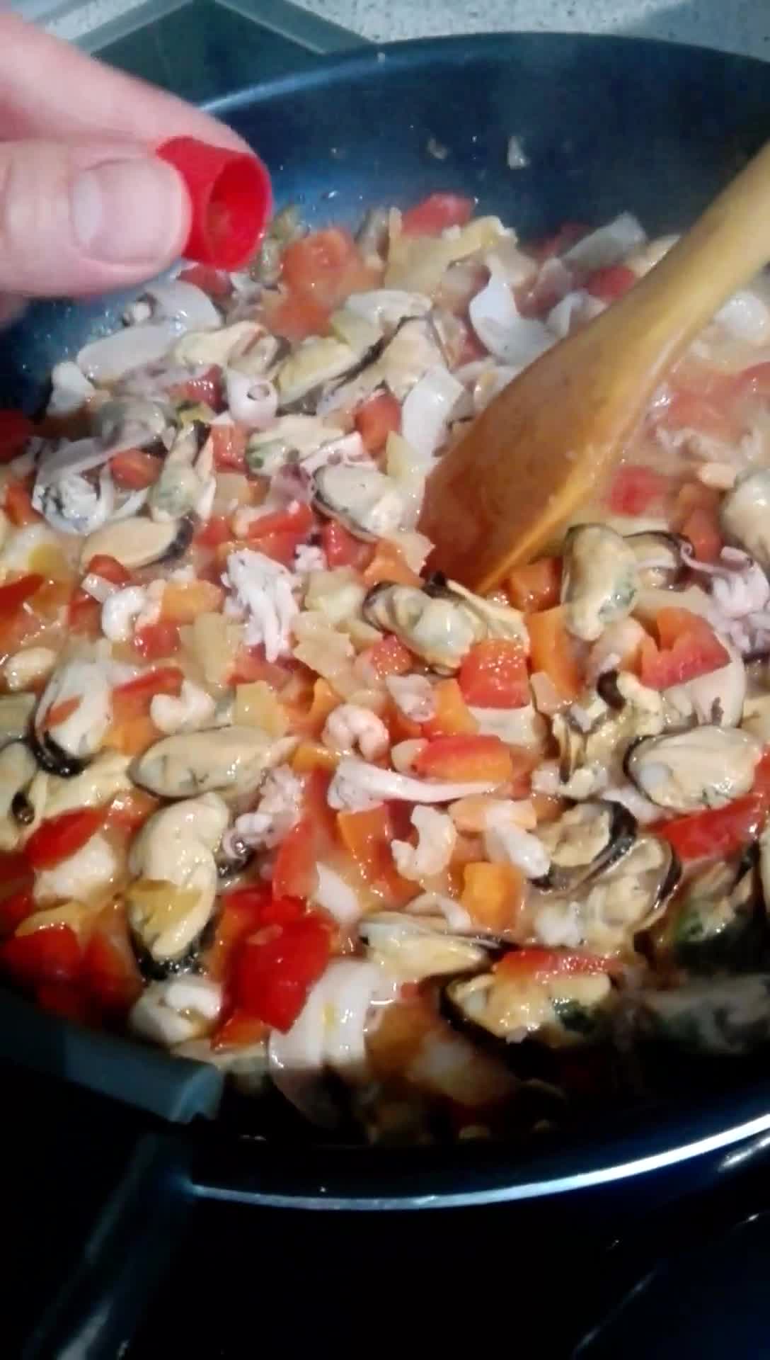 Foto del paso 6 de la receta: Paella mar y montaña