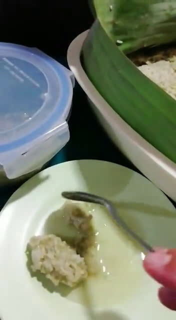Foto langkah ke 9 dari resep 621.Tape Ketan HIJAU PANDAN.