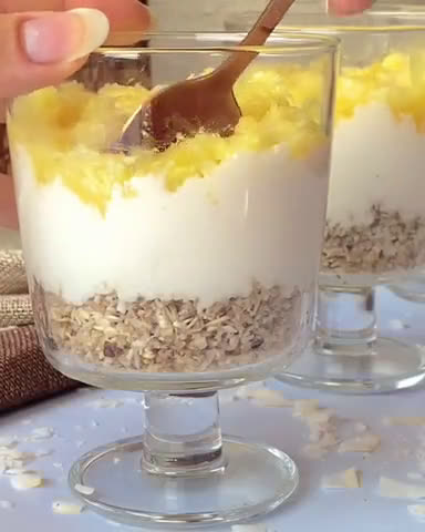 Foto del paso 4 de la receta: Vasitos cheesecake de piña colada