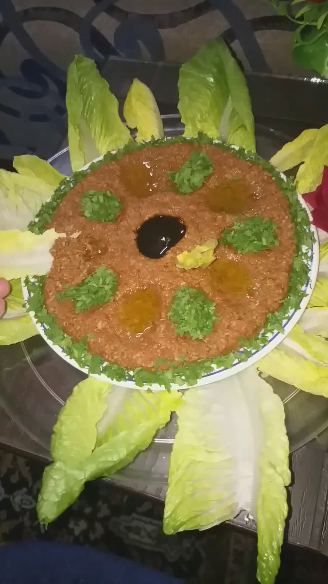 صورة لخطوة 4 من وصفة كبه نيه بزيت الزيتون 😋 💙