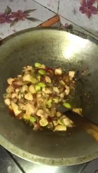Foto langkah ke 5 dari resep Cumi pete mercon.