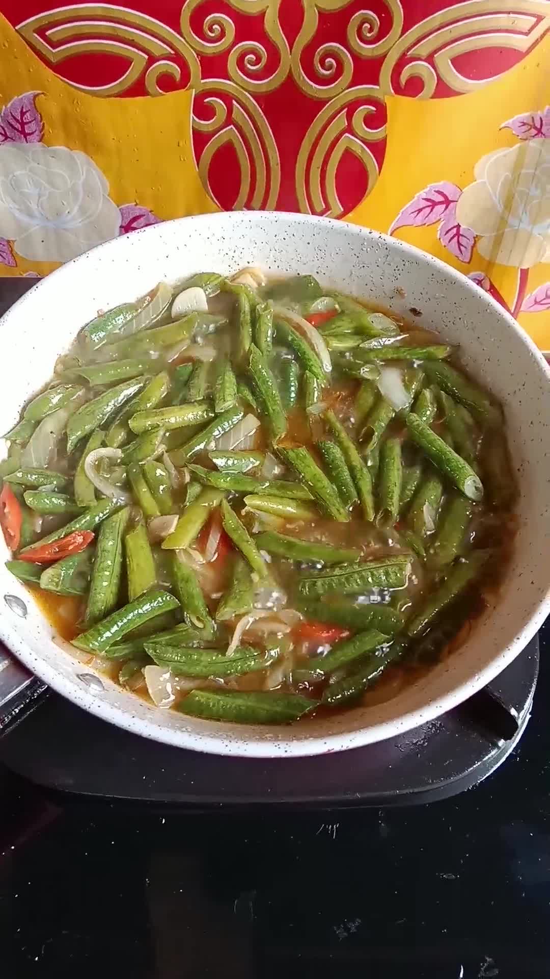 Foto langkah ke 4 dari resep Saus Tiram Kacang Panjang.