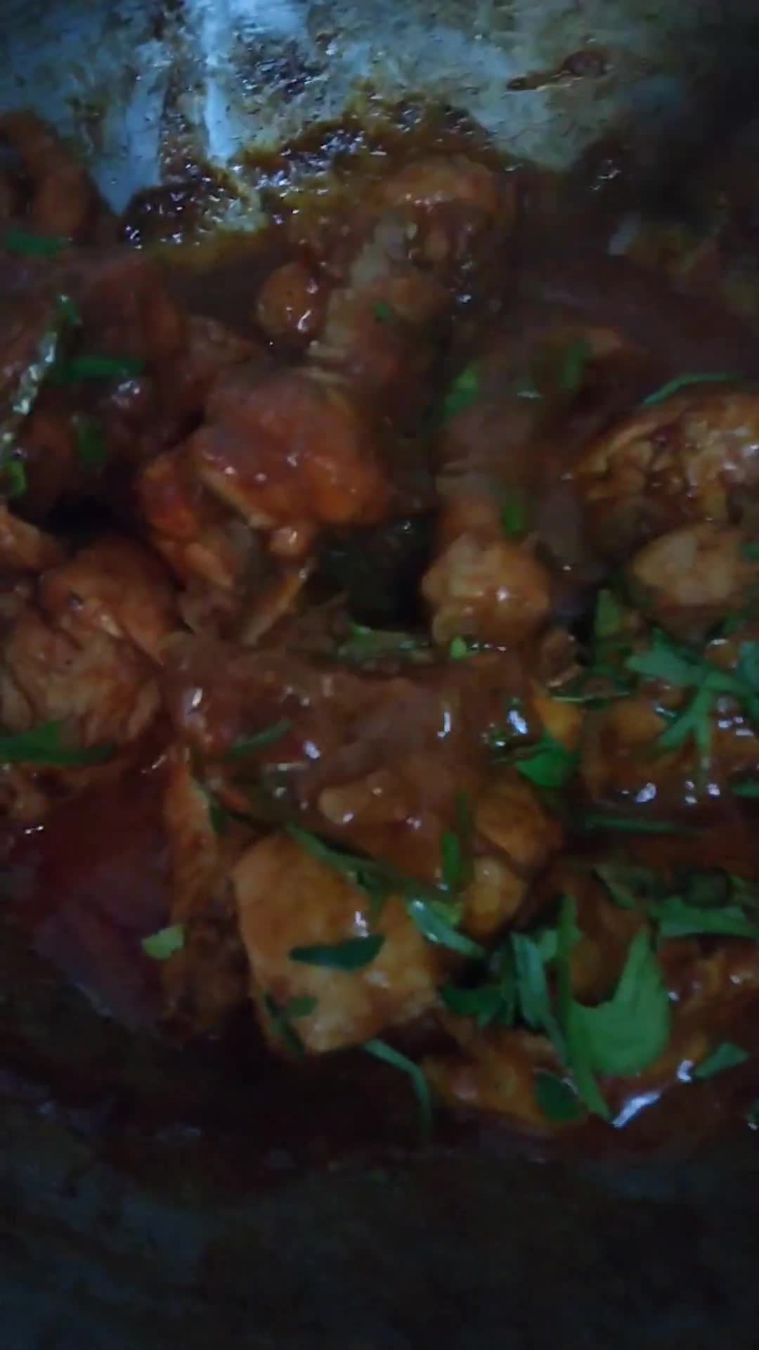Gambar langkah 3 resipi Rendang ayam.
