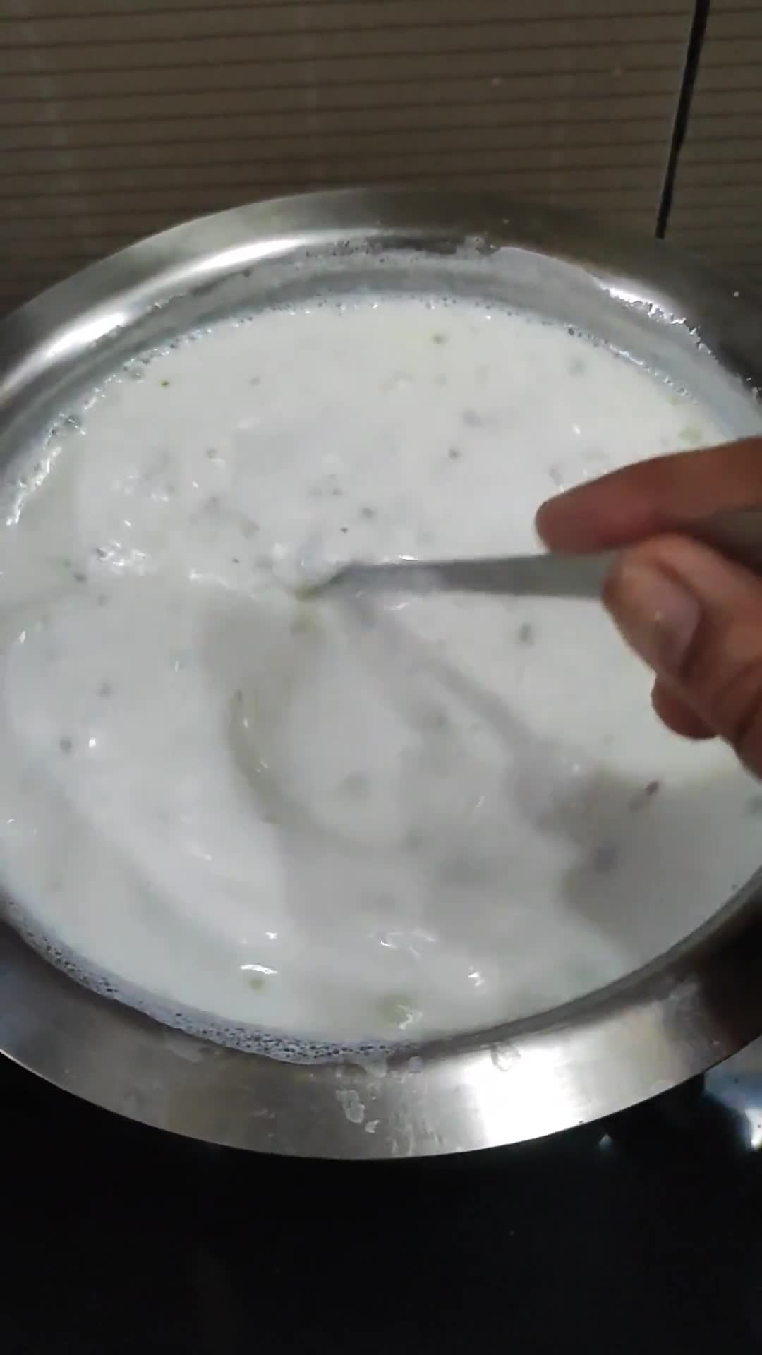 पिस्ता साबूदाना खीर (Pista Sabudana Kheer Recipe in Hindi) रेसिपी चरण 4 फोटो
