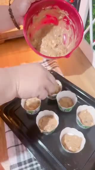 Foto langkah ke 4 dari resep Muffin Durian (Gluten Free).