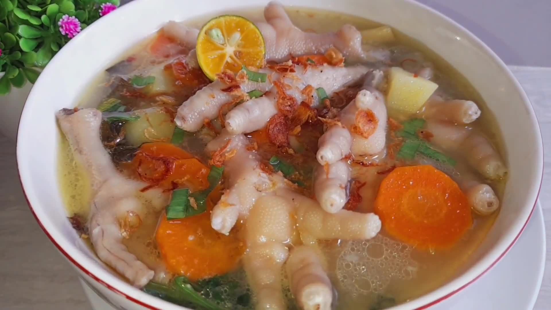 Foto langkah ke 9 dari resep Sup ceker ayam favorit keluarga.