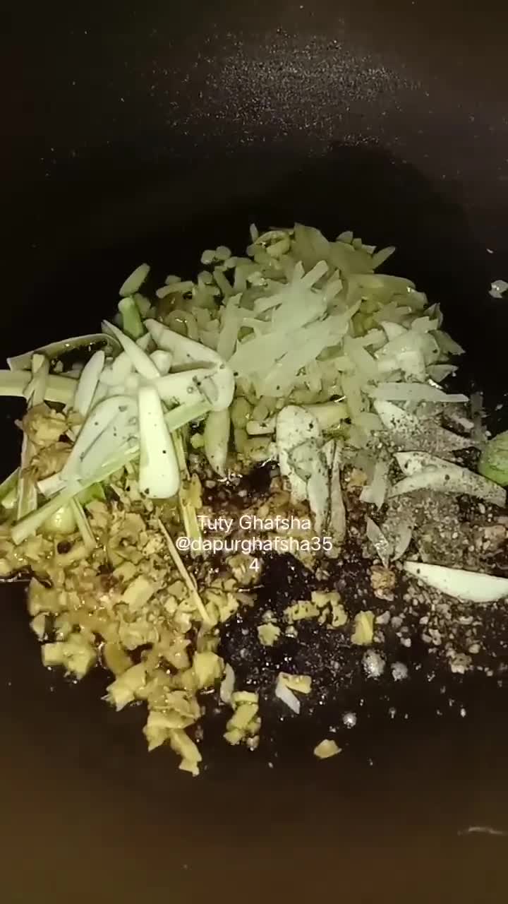Foto langkah ke 3 dari resep Nasi Petai Herbal.