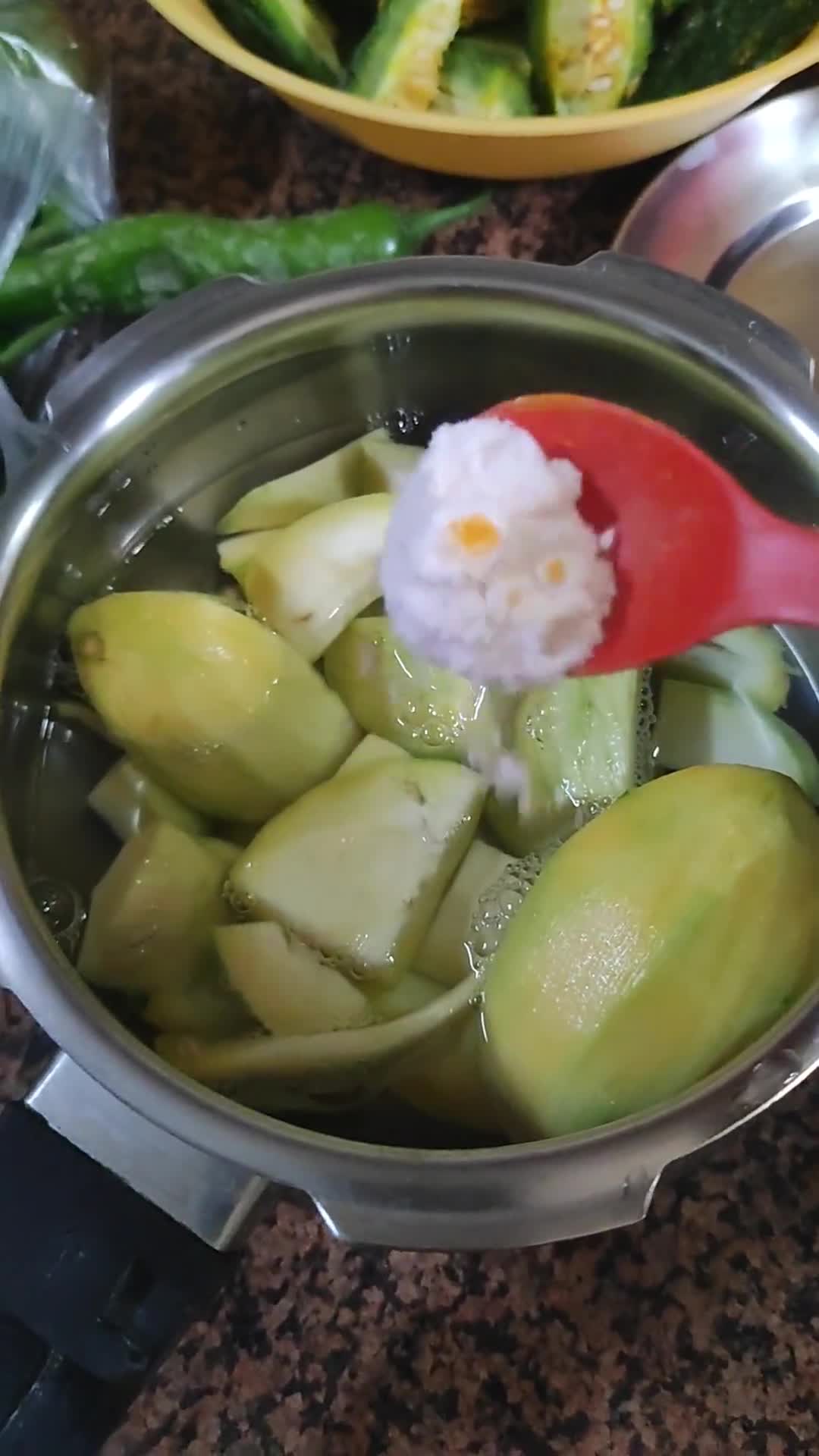 पुदीना,धनिया आमरस रेसिपी चरण 1 फोटो