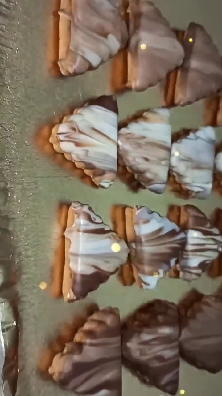 صورة لخطوة 21 من وصفة حلوة الرخام 🥟🍫🥟