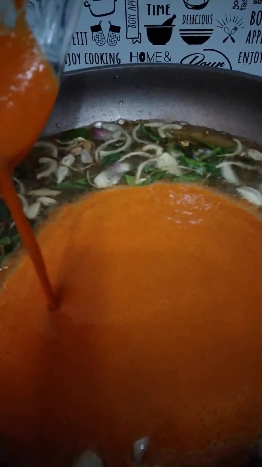 Gambar langkah 1 resipi Gulai ikan tanpa santan.