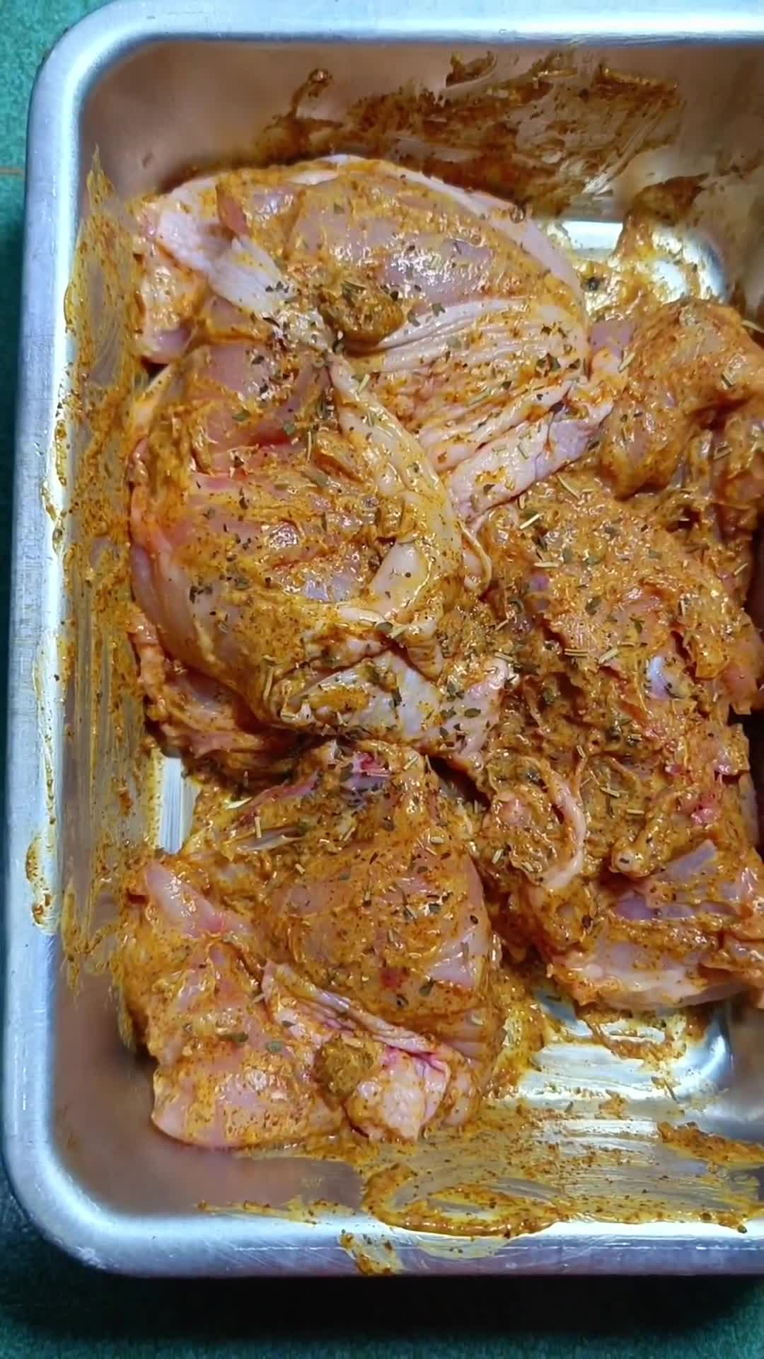 Gambar langkah 4 resipi Chicken Grill.