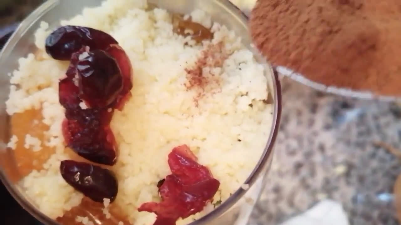 Une image de l'étape 4 de Couscous dari sucré aux fruits sec. SEFFA.