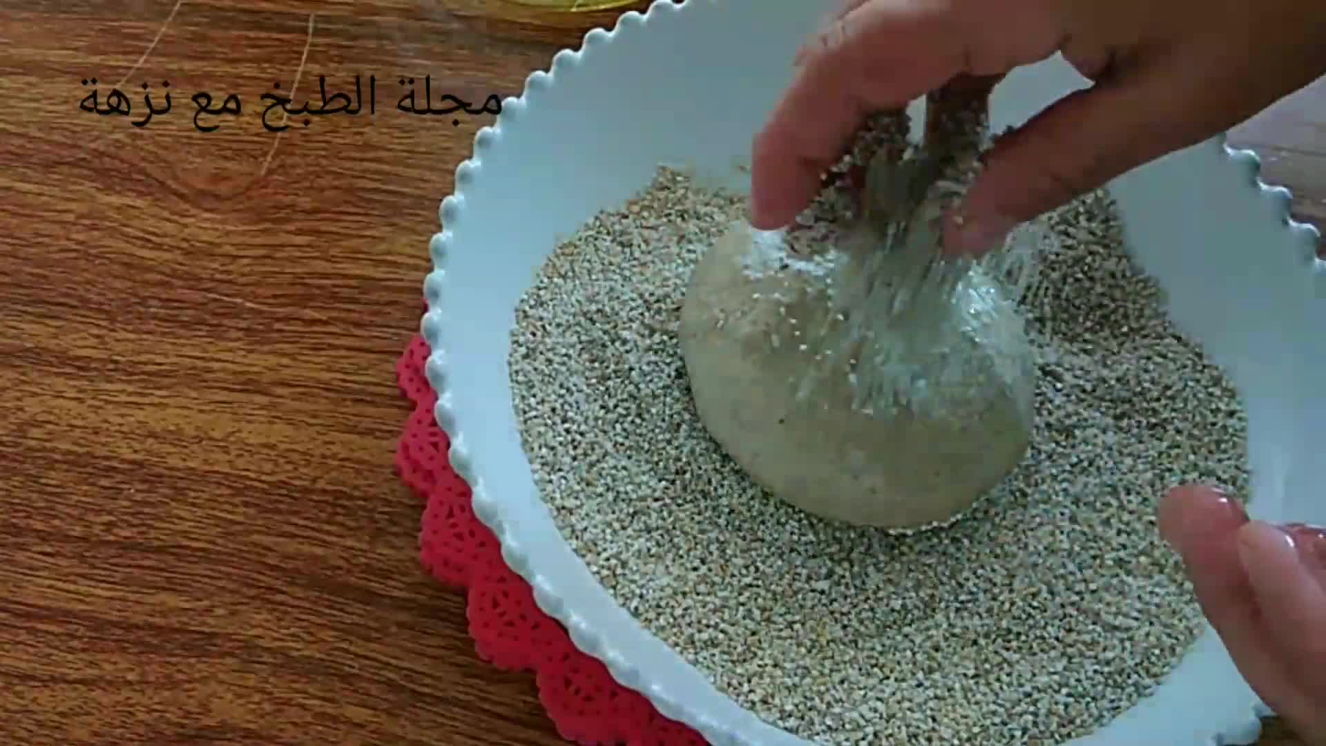 صورة لخطوة 4 من وصفة خبز دقيق الشعير