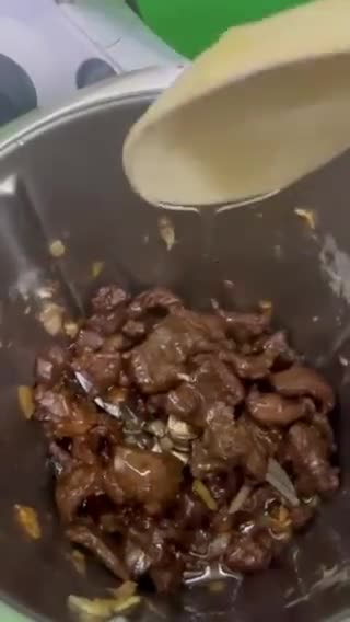 Gambar langkah 5 resipi Teriyaki Beef.