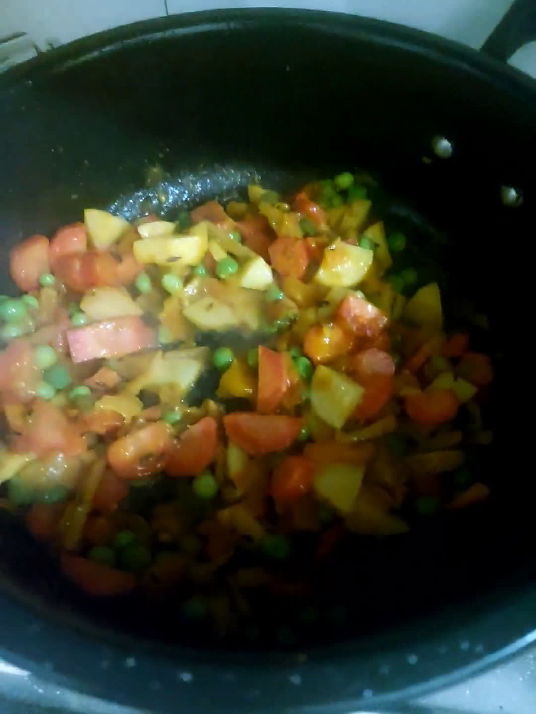 बाजरे की वेजिटेबल खिचड़ी (bajre ki vegetable khichdi recipe in Hindi) रेसिपी चरण 3 फोटो