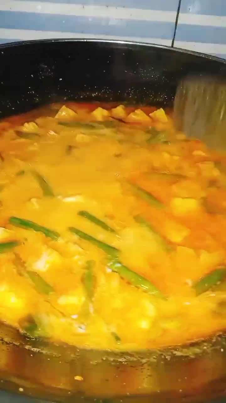 Foto langkah ke 8 dari resep Sayur santan tahu tempe.