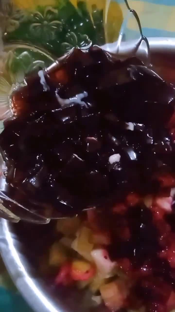 Foto langkah ke 5 dari resep Salad buah naga.