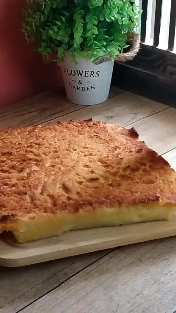 Gambar langkah 3 resipi Bingka ubi kayu.