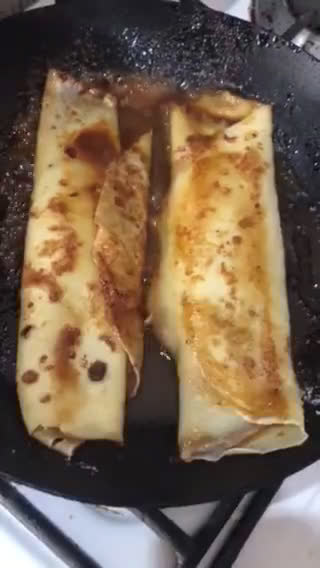 Foto del paso 5 de la receta: Panqueques con dulce de leche con ron😋
