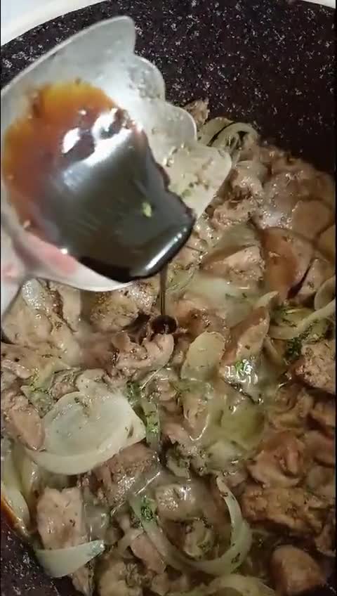 صورة لخطوة 5 من وصفة قوانص وكبدة الدجاج