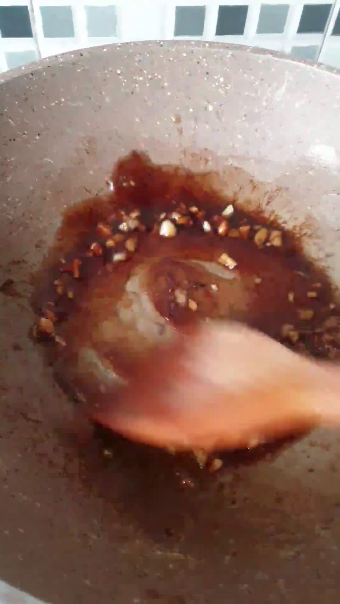 Foto langkah ke 3 dari resep Cumi Isi ~ Saus Madu.