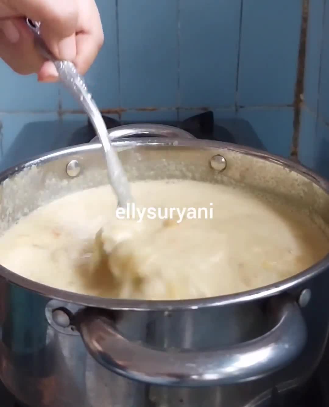 Foto langkah ke 6 dari resep Bubur Gurih Jagung -Labu Kuning (Creamy Corn & Pumpkin Porridge).