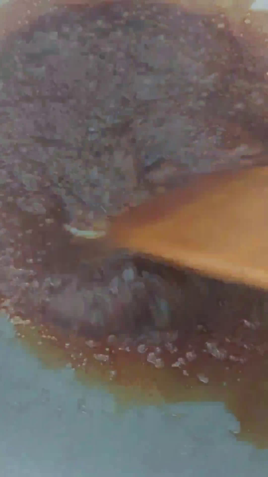 Gambar langkah 2 resipi Kek sarang semut 🐜versi bakar.