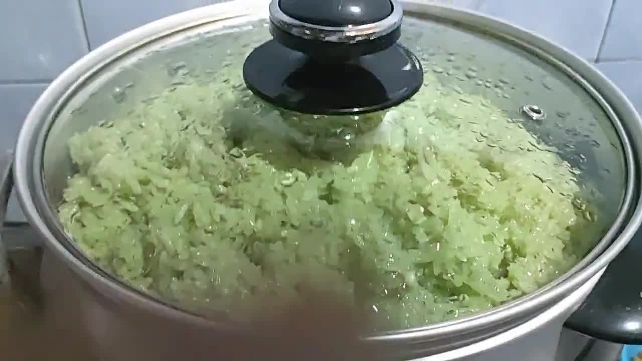 Foto langkah ke 5 dari resep Ketan Pandan Susu Keju (562).