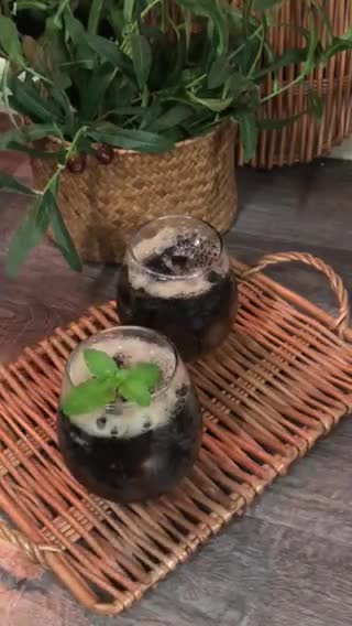 Gambar langkah 2 resipi Cola Cincau.