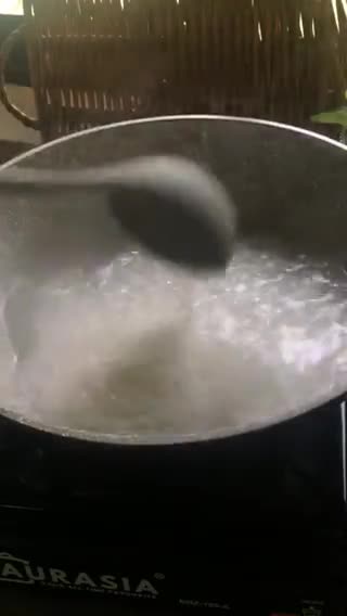 Gambar langkah 1 resipi Sagu Gula Melaka Susu Cair.
