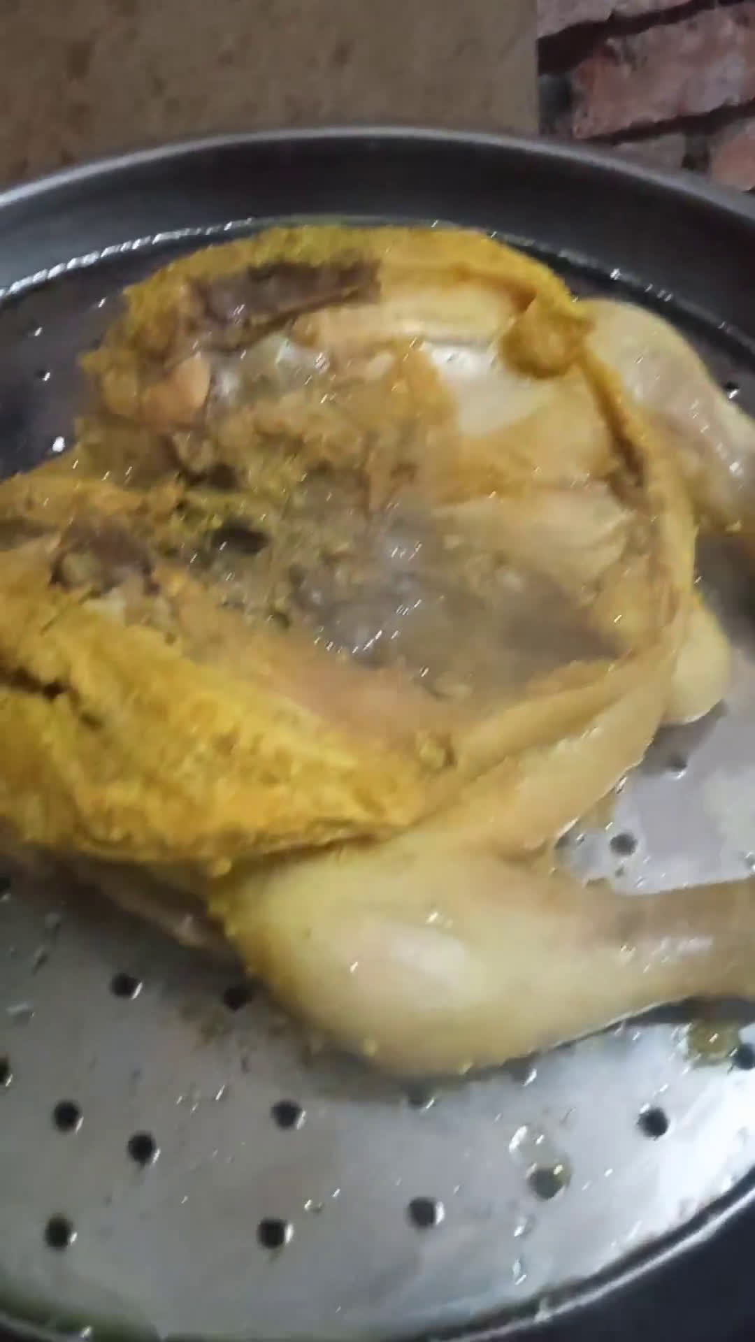 Foto langkah ke 4 dari resep Ayam Asap || Sei Ayam dengan Sambel Goang Hejo.