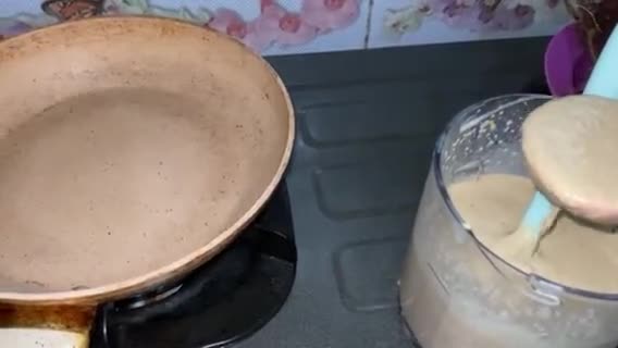 Foto langkah ke 2 dari resep Banana oat pancake (Dorayaki).