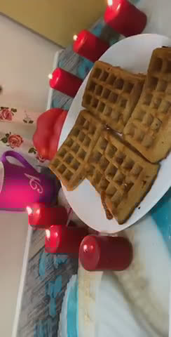 صورة لخطوة 4 من وصفة وافل كيكه التمر
