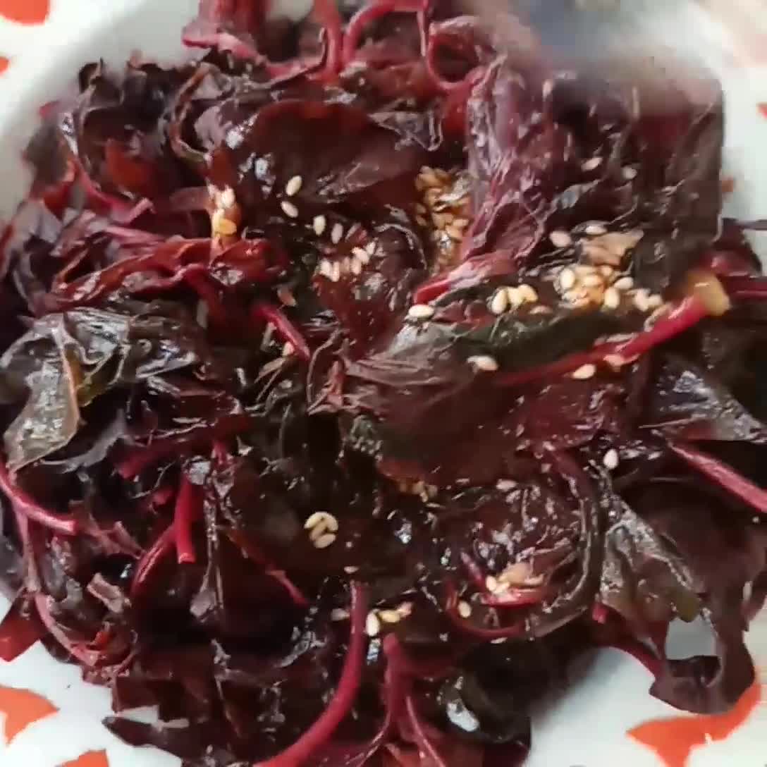 Foto langkah ke 4 dari resep Salad Bayam Merah.