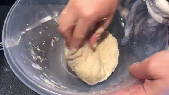 A picture of step 8 of Manoushe (منقوشه) - Lebanese Flatbread with Toppings.