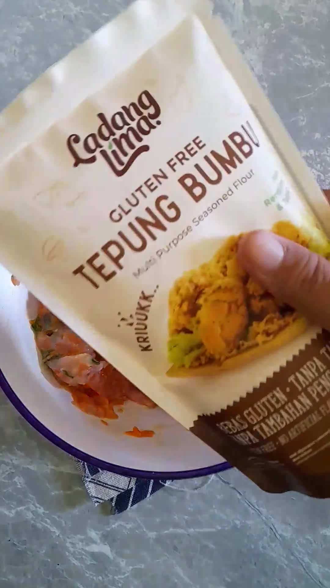 Foto langkah ke 2 dari resep Kaki Naga Gluten Free.