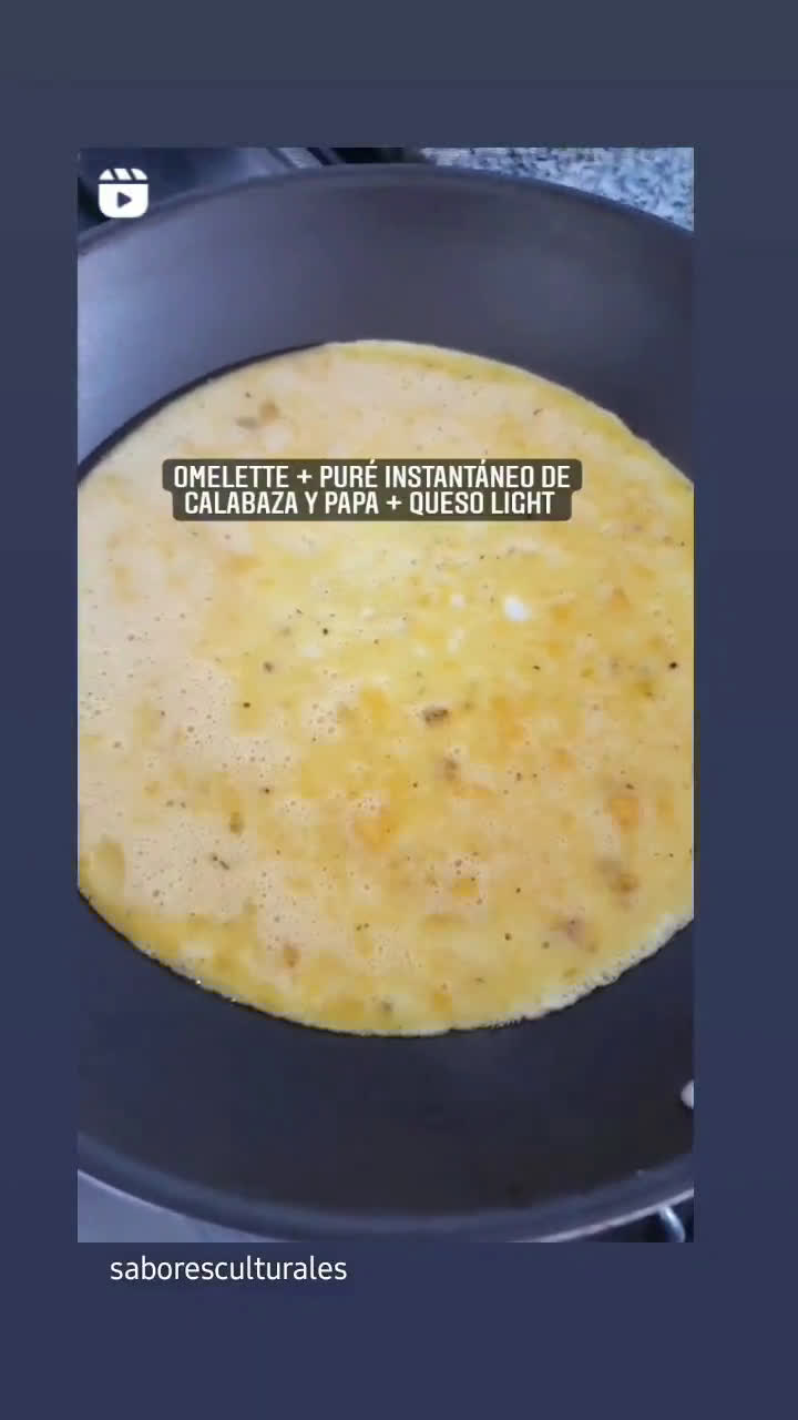 Foto del paso 1 de la receta: ◎ Omelette de puré instantáneo y queso