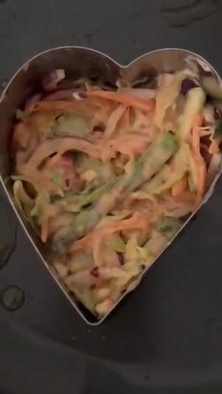 A picture of step 3 of Don’t Break My Heart Korean Crispy Pancake 🥞 🌶 ❤️.