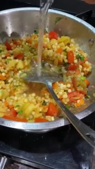 साबूदाना की पतली मसाला खिचड़ी (Sabudana ki masala khichdi recipe in hindi) रेसिपी चरण 5 फोटो
