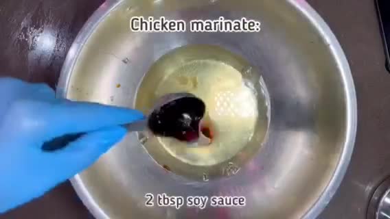A picture of step 3 of Double lemon chicken with cheat’s preserved lemon.