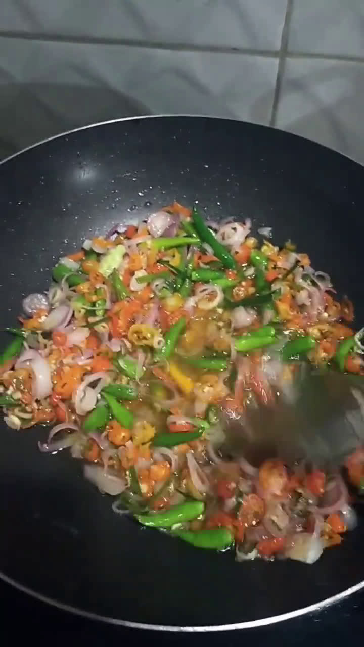 Foto langkah ke 4 dari resep Jengkol sambal matah.