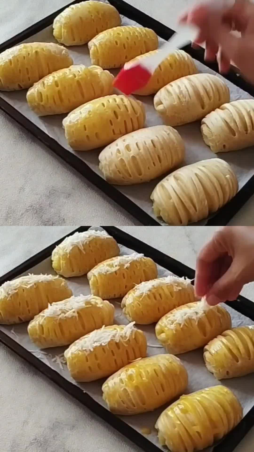 Foto langkah ke 7 dari resep Bolen Lilit Tape Keju.