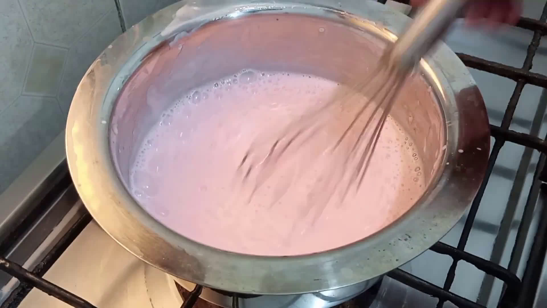 A picture of step 2 of Strawberry Delight.