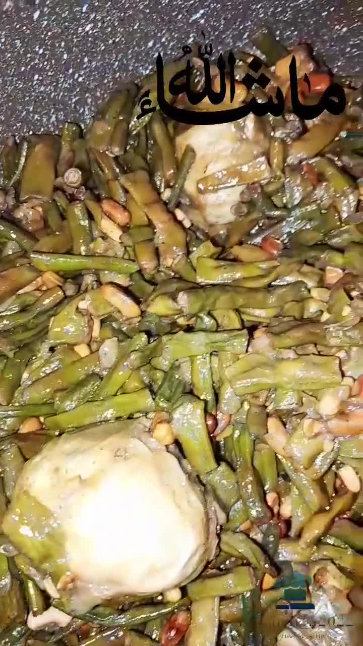 صورة لخطوة 4 من وصفة لوبية رفيعة بزيت