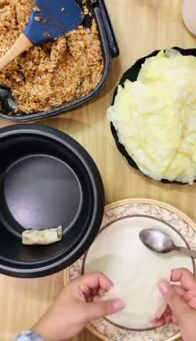 Foto langkah ke 6 dari resep Mahshi krom (kol isi nasi).
