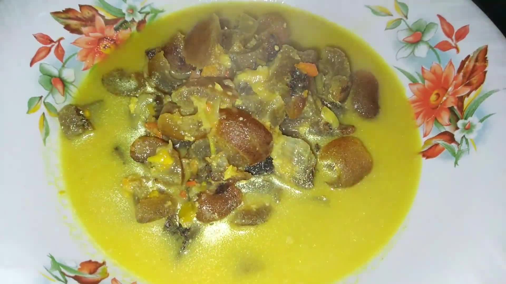 Foto langkah ke 3 dari resep Kuah Santan Kulit Sapi.