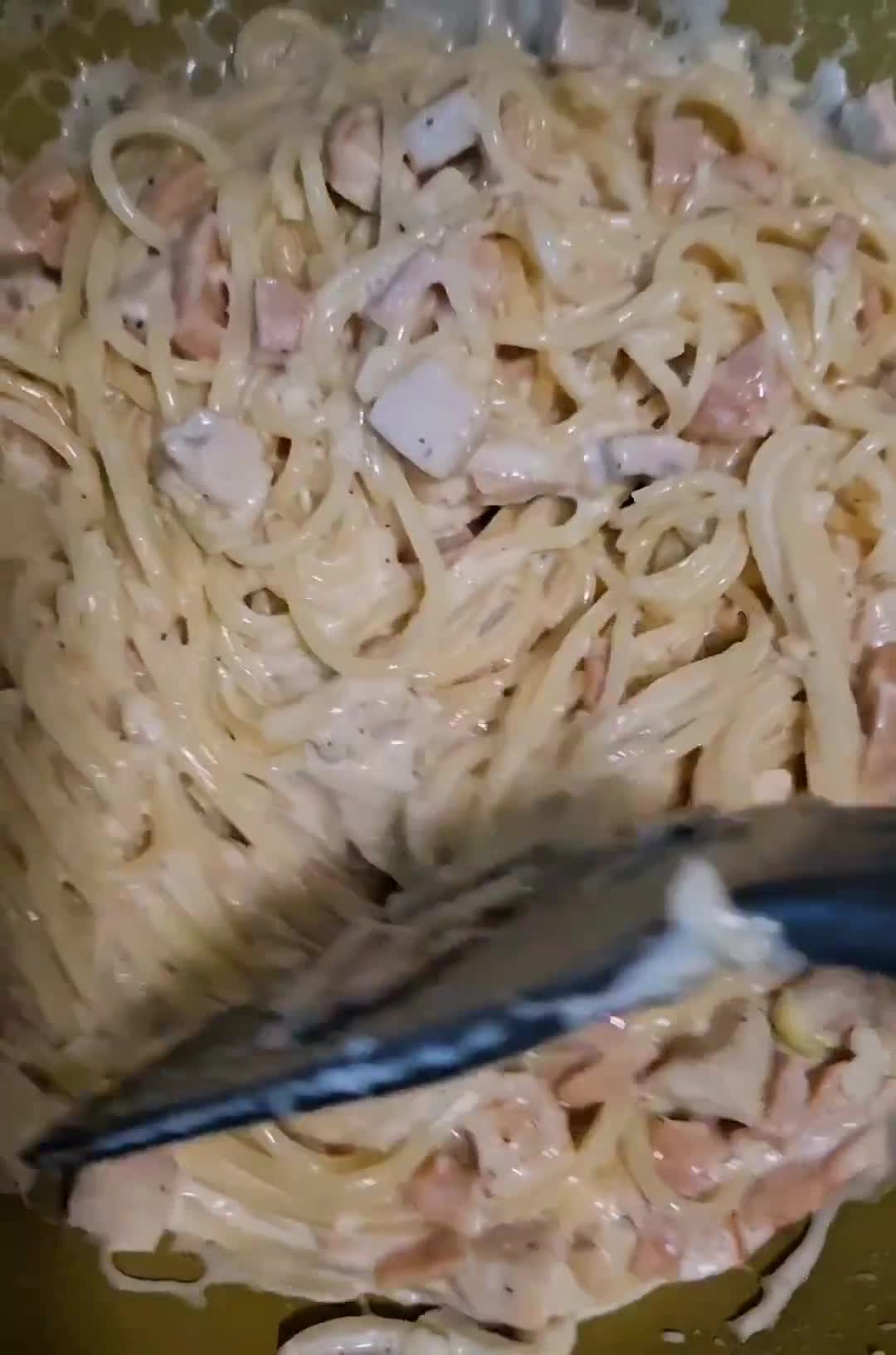 Foto langkah ke 6 dari resep Creamy spaghetti.