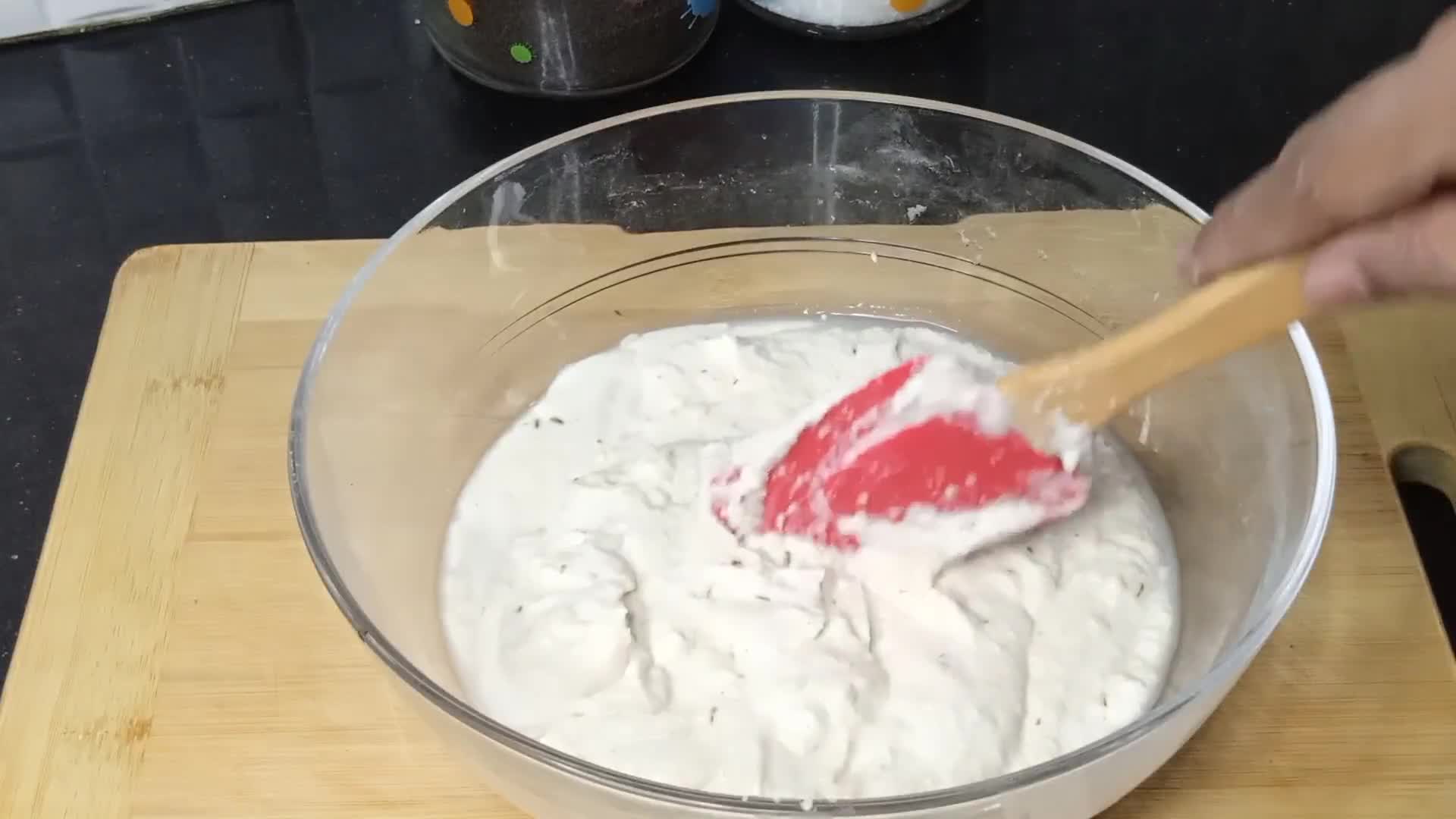 A picture of step 3 of Super soft dahi bhalla (iftar special).